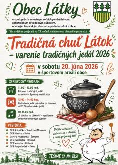 Tradičná chuť Látok - varenie tradičných jedál 2026